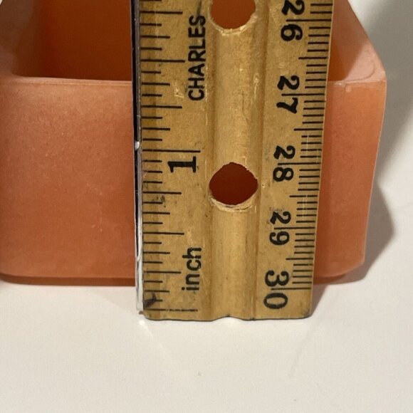 Incolay Square Trinket Jewelry Box Pink Teddy Bear Balloons 3D Vintage USA - Picture 10 of 10